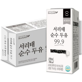 bodylab 99.9黑豆漿, 190ml, 24入