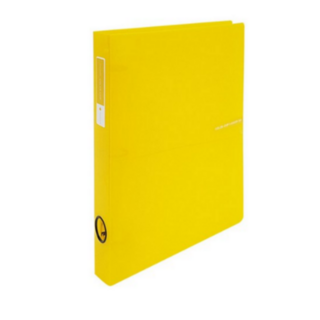 에코청운 칼라칩 투명 3공 D링 바인더 3cm A4, 노랑 색상, 2개