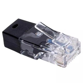 RJ45 終端電阻 120歐姆 測試頭 伺服器 KVM 自檢 RS485 CANopen, 1個, 雙電阻  120Ω  5%  0.25W