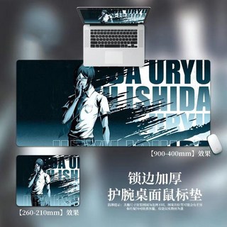 死神BLEACH 鼠標墊 電競 超大號 學生宿舍 電腦鍵盤墊 耐髒桌墊, 1個, GVB22,26X21cmX3mm(長X寬X高)
