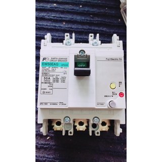 富士 漏電斷路器 EW50EAG 3P 40A.50A 電路保護裝置, 1個, 40A