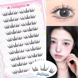 아토포스 노글루 초경량 인조 속눈썹 맑고 또렷한 눈매 연출 풀 필요없음, 1개, black