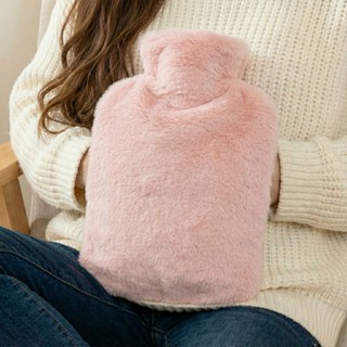 디심플 손넣는 온수 찜질팩 보온 물주머니, 핑크 2L