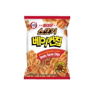 빙그레 스모키 베이컨칩 70g x 10개 / 스낵 과자 간식