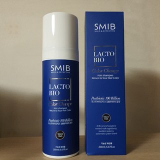 스미브 락토바이오 유산균 염색샴푸 정수리 옆머리 앞머리 흰머리 새치 커버, 2개, 200ml