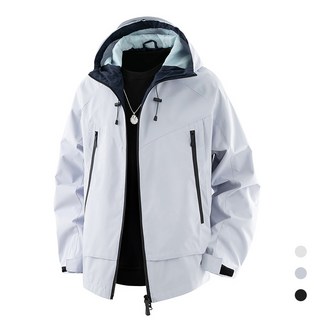 BLACK K7 남성 후드 바람막이 트레이닝 등산복 지퍼 방수자켓