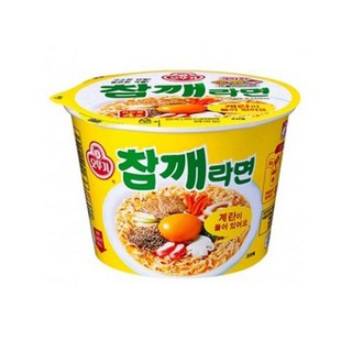 오뚜기 참깨라면 110g 큰컵 12개 컵라면 야식 간식