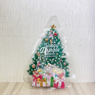 Tangy Dragee 聖誕襪子彩豆糖 綜合水果風味 65公克(5公克X13入), 1個, 聖誕樹彩豆糖