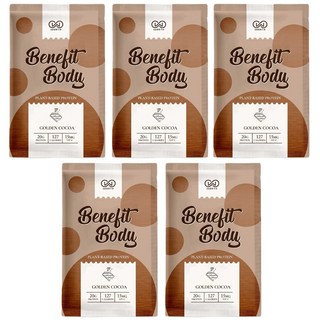 WORTH 沃爾司 Benefit Body 輕植蛋白 黑金可可口味 美型蛋白, 31.5g, 5個