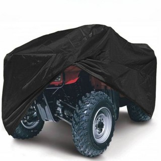 사륜 오토바이 커버 바이크 덮개 방수 대형 보호 먼지 방진 방설 눈, K. 블랙 XXL