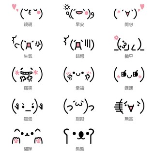 顏文字表情符號可愛防水貼紙，反光安全帽貼，手機機車行李箱裝飾轉印貼紙, 嘿嘿, 1個