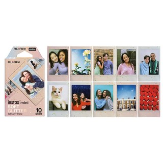 FUJIFILM instax mini 柔光閃爍底片10張入 拍立得底片, 1個, mini  柔光閃耀 底片2入(20張)