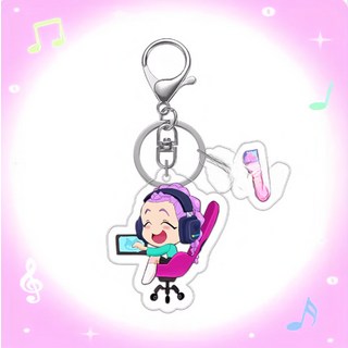 케이팝데몬헌터스키링 더피키캡 키링 인형키링 마녀사냥 듀오 아크릴 키링 애니메이션 굿즈 2차원 책가방 학생 선물