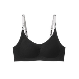 【OniWear】5色裸感肩帶調整型冰絲內衣 bra 可拆式杯墊 女生內衣 無痕內衣 遮副乳 運動內衣