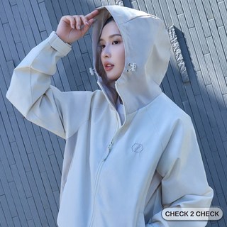 Check 2 Check 輕機能防風連帽外套 男女適穿 防水 CB0024207