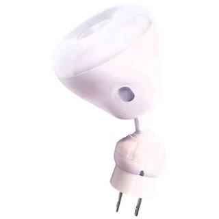 明沛 720度旋轉自動光感小夜燈, 110V, 0.5W, LED燈, 白光, 2個