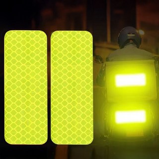 [30개입] 서온리 밤에도 안전하게 야광스티커 오토바이 자전거 퀵보드 화물차 용품 차량용 자동차 반사스티커 야광 반사테이프, 1세트, 야광옐로우