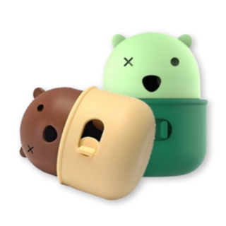 몽이네 강아지 실리콘 노즈워크 장난감 애견 볼 공, 1개, 그린