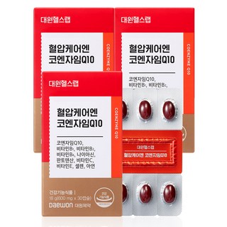 장대원 대원헬스랩 혈압케어엔 코엔자임Q10, 30정, 3개