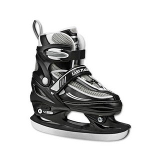 롤러더비 써밋 아이스 스케이트 초보 입문 피겨 하키 링크장 블랙 (사이즈 조절가능), 240, 블랙L(240-270)