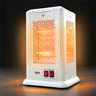 1등급 가정용 미니 오방난로 5방향 전기히터 전기난로 사무실 안전인증 절전형, 모던화이트