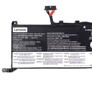 L19M4PC0 4芯 電池 L19C4PC0 L19L4PC0 L19SPC0 SB10W86190 筆記型電腦替換電池, 1個, 加購變壓器(非電池+變壓器)