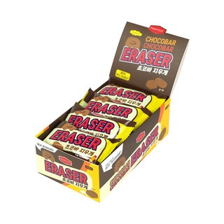 초코바 지우개 1종 12개 1세트, 1개