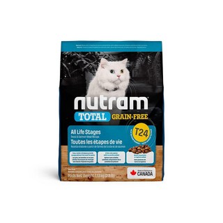 Nutram 紐頓 無穀全能系列 T24 挑嘴全齡貓 貓咪飼料, 1.13kg, 鮭魚, 1個
