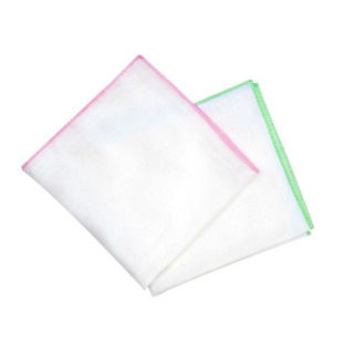 유아손수건 무형광 순면 가제손수건 대 10매입