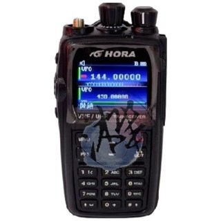 HORA F-88VU 無線對講機 10W大功率無線電 彩色螢幕 中文目錄 IP54, 1個