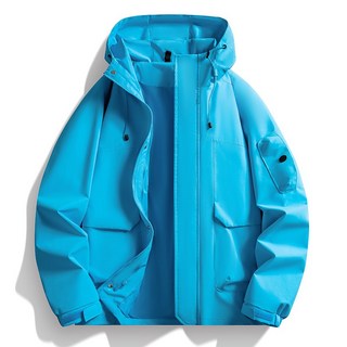 男女情侶款連帽風衣外套 防水薄款潮流時尚夾克 青少年休閒外套