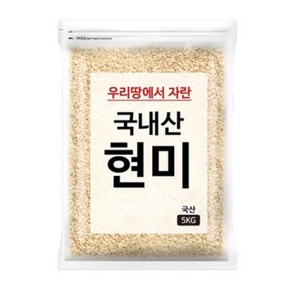 국내산 현미, 5kg, 1개