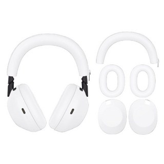 소니 WH-1000XM6 헤드셋 보호 케이스 이어캡 헤드빔 플러그 코튼 풀커버, WH-1000XM5, 흰색 3종 세트, 1개
