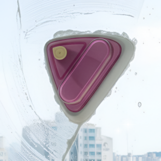 주브러쉬 아파트 자석 유리창닦이 베란다 창문 청소 추락방지 이중시스템 (유리두께 20-30mm), 1개, 퍼플