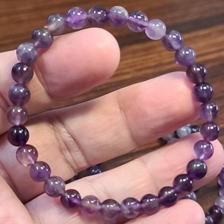 紫極光 極光23 手鍊 手環 手珠 紫極光水晶 6mm 天然水晶玉石