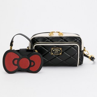 Hello Kitty Arnold Palmer 雙層斜背包 Moda系列 黑色