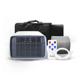 감성전자 더윈드 저소음 캠핑용 리모컨 이동식 에어컨 FU-AC23SSW 고객직접설치