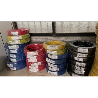 立晟 KIV/PVC105度單芯軟線 0.5平方 1C 配線 台灣製 電源線 細芯電線一卷 300Y整卷出(含稅價), 1個, KIV/105度單芯0.5平方(含稅)