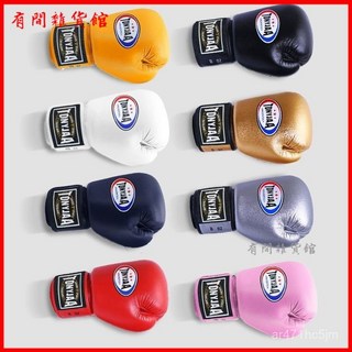 託尼賈拳擊手套 泰拳男女搏擊拳套 散打訓練專業沙袋專用, NQC51超纖拳套白色,12oz, 1個