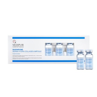 [우유앰플] 메디퓨리 마린 바이옴 더마 하이드라 콜라겐 앰플 50ml 히알루론산 수분 펩타이드 EGF korean skincasre serum essence ampoule, 2개