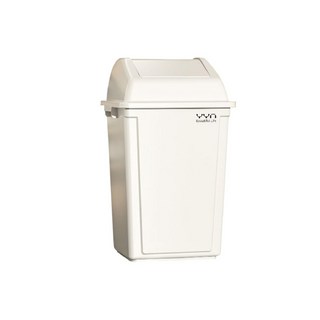 加蓋大型前開式 回收桶 分類桶, 垃圾桶+蓋 (米白 60L) 店到家不能