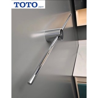 TOTO日本高端衛浴浴室置物架，壁掛式不鏽鋼毛巾架浴巾桿，多功能收納，簡約設計, 1個, B款毛巾架
