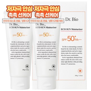 닥터바이오 에코 선크림 SPF50+ PA++++, 100g, 2개