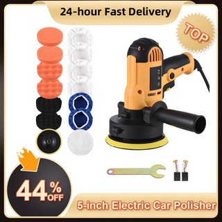 5 인치 차량용 전동 폴리셔 키트 700W 자동차 버퍼 6003700RPM 가변 폴리싱 머신 보조 핸들 스폰지 울 포함, type1