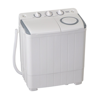 IDEAL 愛迪爾 4.2公斤雙槽迷你洗衣機-PP上蓋系列 灰色/紫色 雙色任選, E0731-G