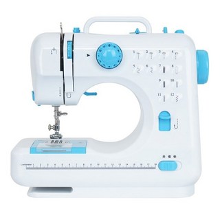 가정용 휴대용 미싱기 멀티 미니 재봉틀, 블루