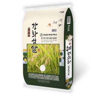 햇쌀푸드 밥맛좋은 강화섬쌀 20kg 강화도 특상품 강화쌀, 1개, 상등급