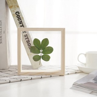 인테리어 원목 압화액자 6인치