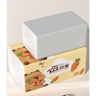 大包抽紙整箱批髮家庭裝 衛生紙餐巾紙麵巾紙抽 宿捨厠紙巾, 1個, 3包【400張/包】加量加大1200張