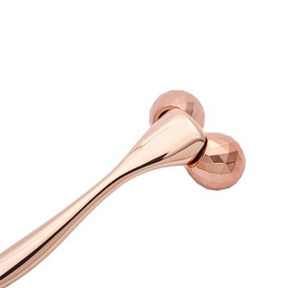 雙滾輪按摩器 臉部身體通用 玫瑰金 銀色 360度提拉, 1個